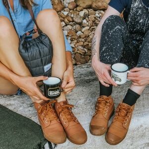 Bangs Sahara Sand High Top Sneakers Tan Unisex Mens 8 Women's 9.5